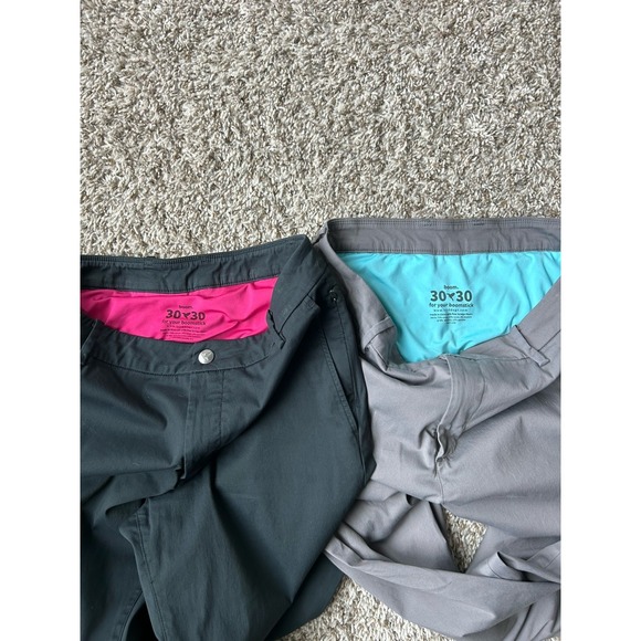 Bird Dogs Pants Mens 30x30 Black Gray Chino Slacks Performance Stretch Lot Of 2 - Picture 2 of 9